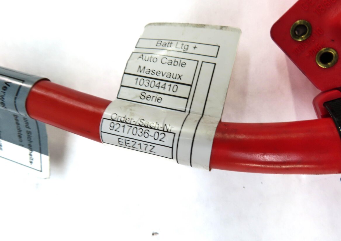 Thumbnail 4: 2013 BMW M5 (F10) POSITIVE BATTERY CABLE w/ TERMINAL 9217036