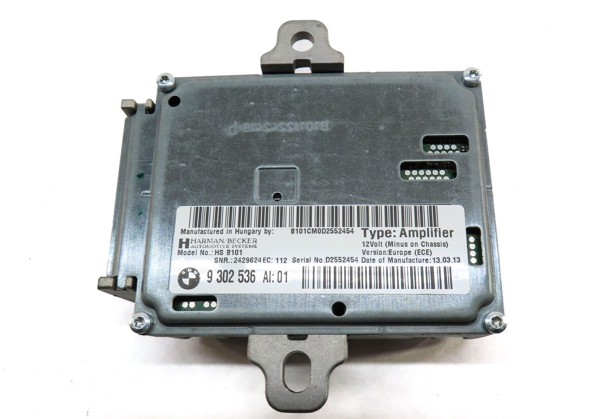 Thumbnail 3: 2013 BMW M5 (F10) HARMAN BECKER RADIO STEREO SUBWOOFER WOOFER AMPLIFIER 9302536