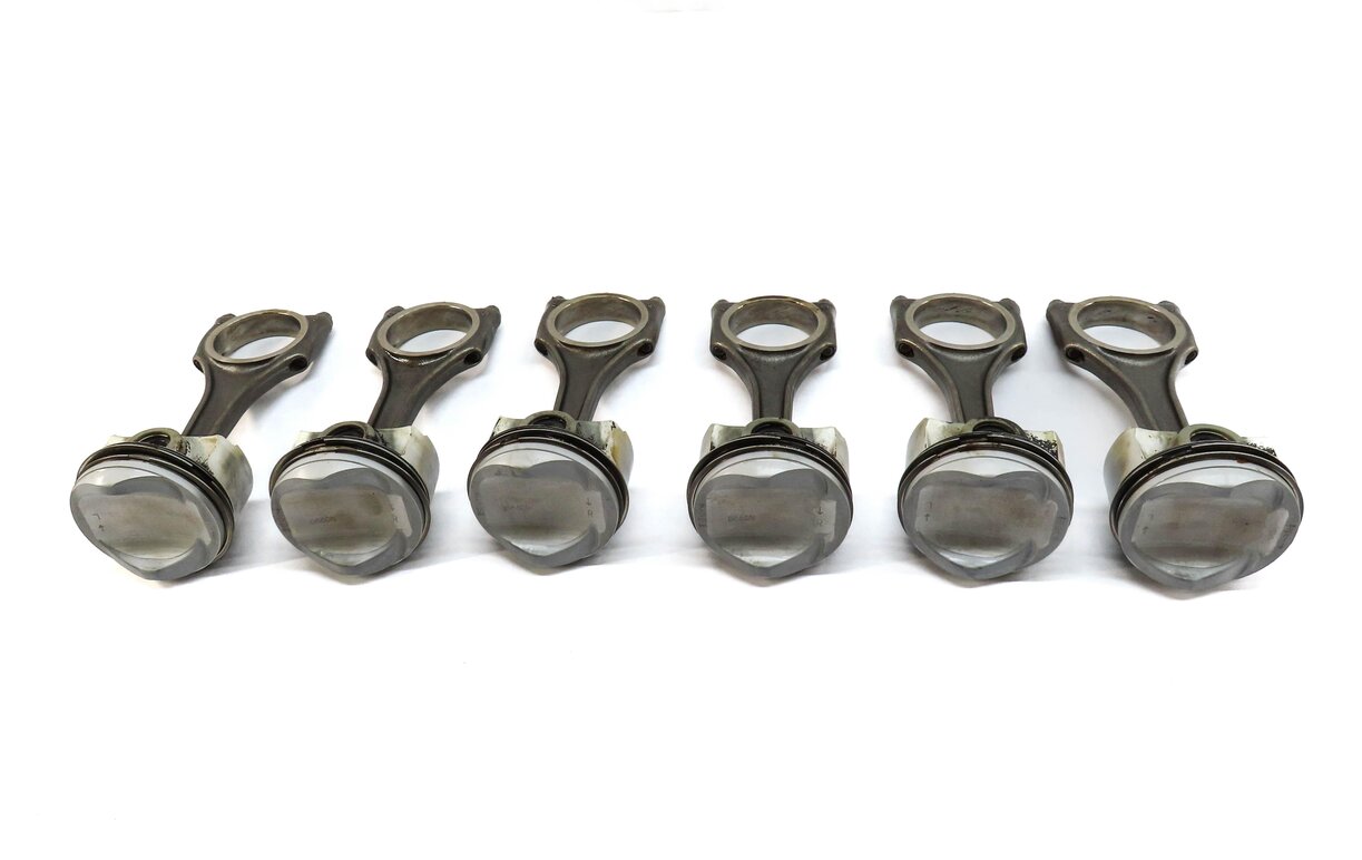 Thumbnail 3: 09-17 AUDI A6 A7 Q5 Q7 S4 S5 SQ5 C7 B8 4L 3.0L SUPER PISTON & CONNECTING ROD SET