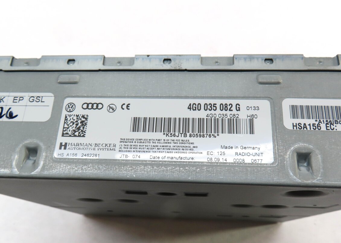 Thumbnail 4: 2015 AUDI SQ5 (B8) RADIO STEREO RECEIVER MODULE 4G0035082G