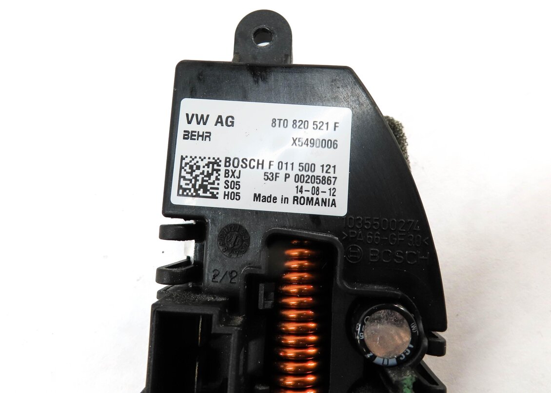 Thumbnail 4: 2015 AUDI SQ5 (B8) FRONT HVAC A/C HEATER BLOWER MOTOR RESISTOR 8T0820521F