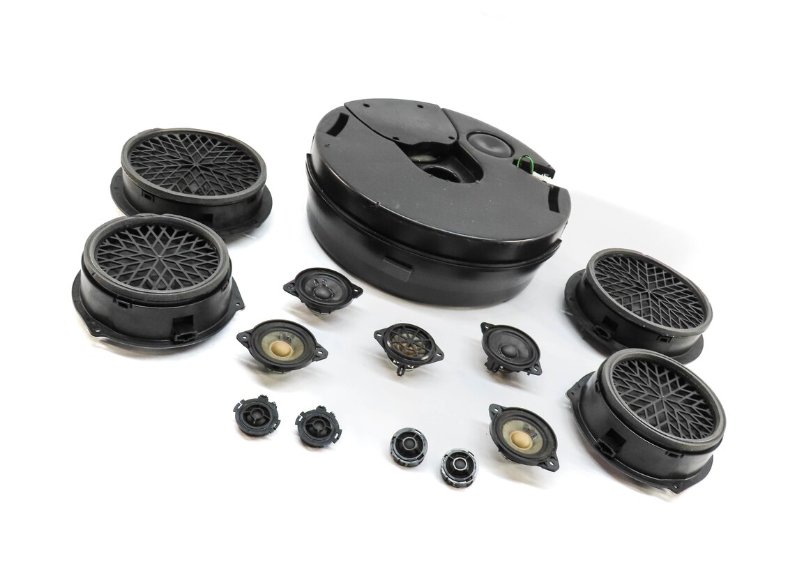 Thumbnail 3: 2015 AUDI SQ5 (B8) BANG & OLUFSEN SPEAKER WOOFER MIDRANGE TWEETER SET OF 14