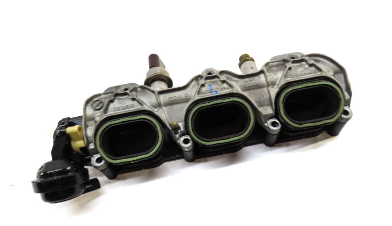 2015 AUDI SQ5 B8 3.0L SUPER ENGINE CTUD LEFT LOWER INTAKE MANIFOLD w/ FUEL RAIL