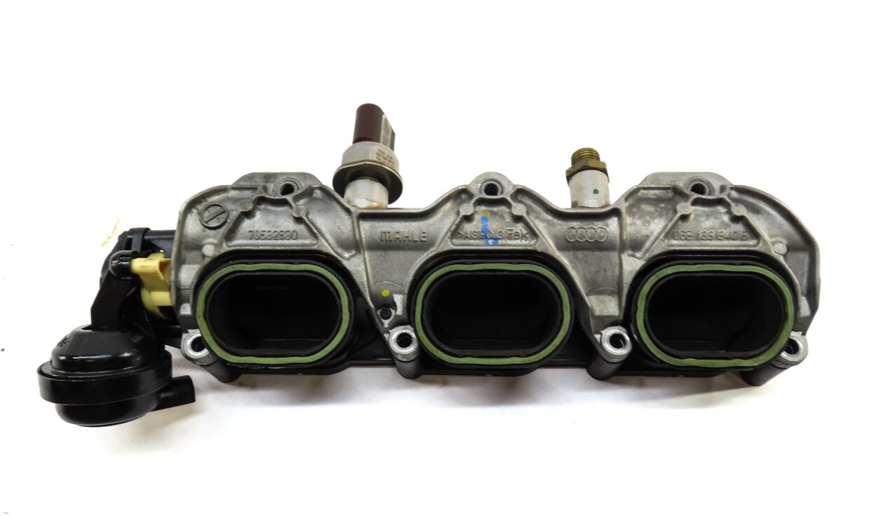Thumbnail 2: 2015 AUDI SQ5 B8 3.0L SUPER ENGINE CTUD LEFT LOWER INTAKE MANIFOLD w/ FUEL RAIL