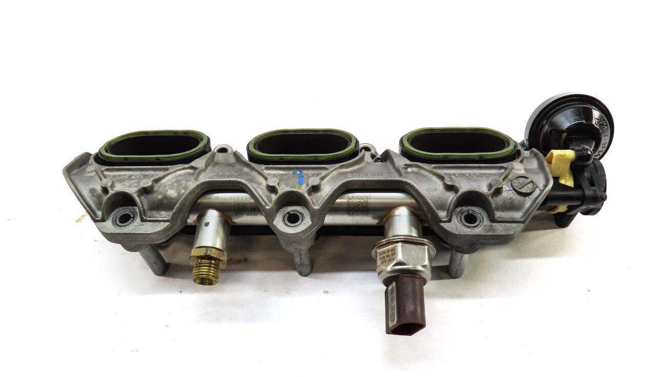 Thumbnail 3: 2015 AUDI SQ5 B8 3.0L SUPER ENGINE CTUD LEFT LOWER INTAKE MANIFOLD w/ FUEL RAIL