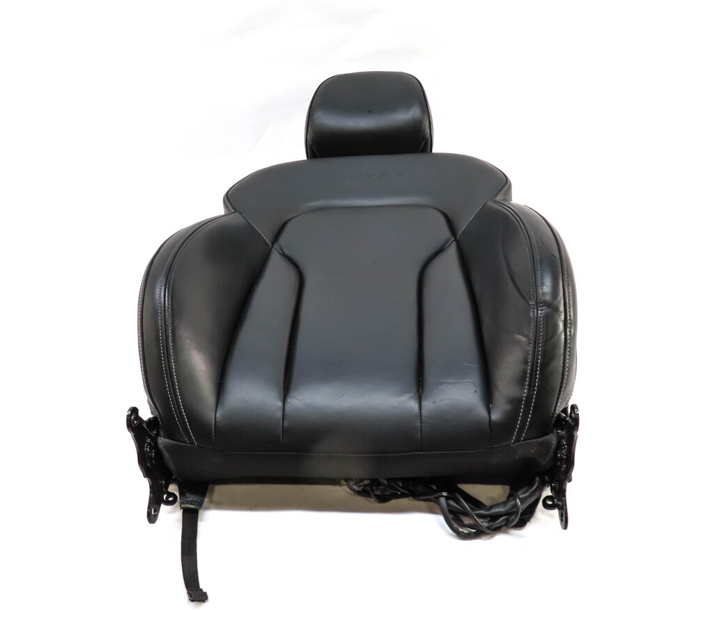 Thumbnail 2: 2015 AUDI SQ5 B8 FRONT LEFT DRIVER UPPER SEAT CUSHION & HEADREST (HEATED BLACK)