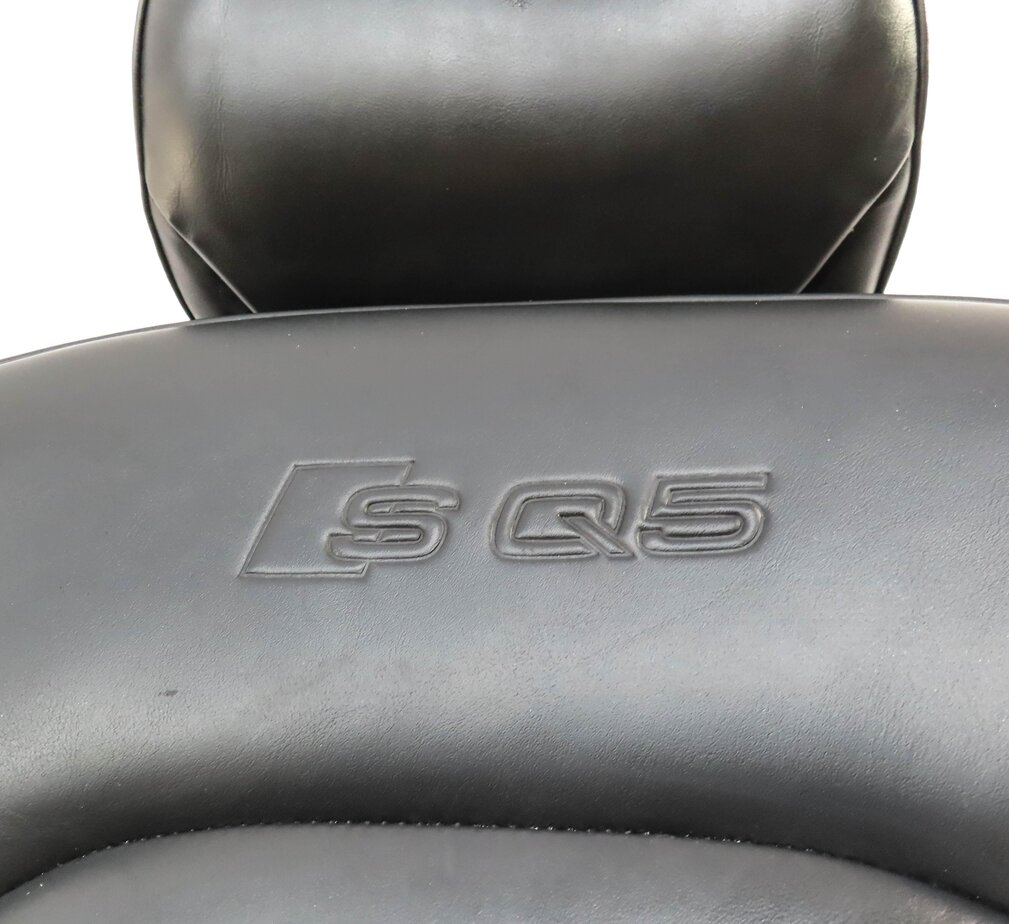 Thumbnail 6: 2015 AUDI SQ5 B8 FRONT LEFT DRIVER UPPER SEAT CUSHION & HEADREST (HEATED BLACK)