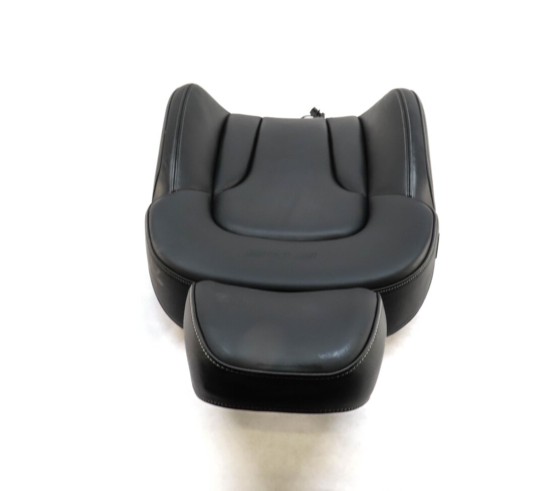 Thumbnail 3: 15 AUDI SQ5 B8 FRONT RIGHT PASSENGER UPPER SEAT CUSHION & HEADREST HEATED BLACK