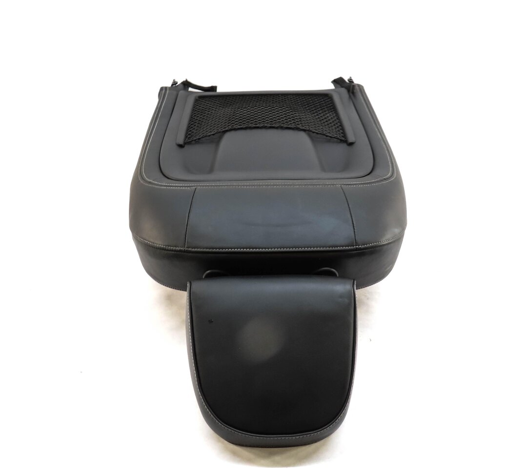 Thumbnail 5: 15 AUDI SQ5 B8 FRONT RIGHT PASSENGER UPPER SEAT CUSHION & HEADREST HEATED BLACK