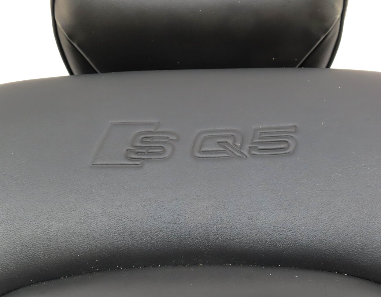 Thumbnail 6: 15 AUDI SQ5 B8 FRONT RIGHT PASSENGER UPPER SEAT CUSHION & HEADREST HEATED BLACK