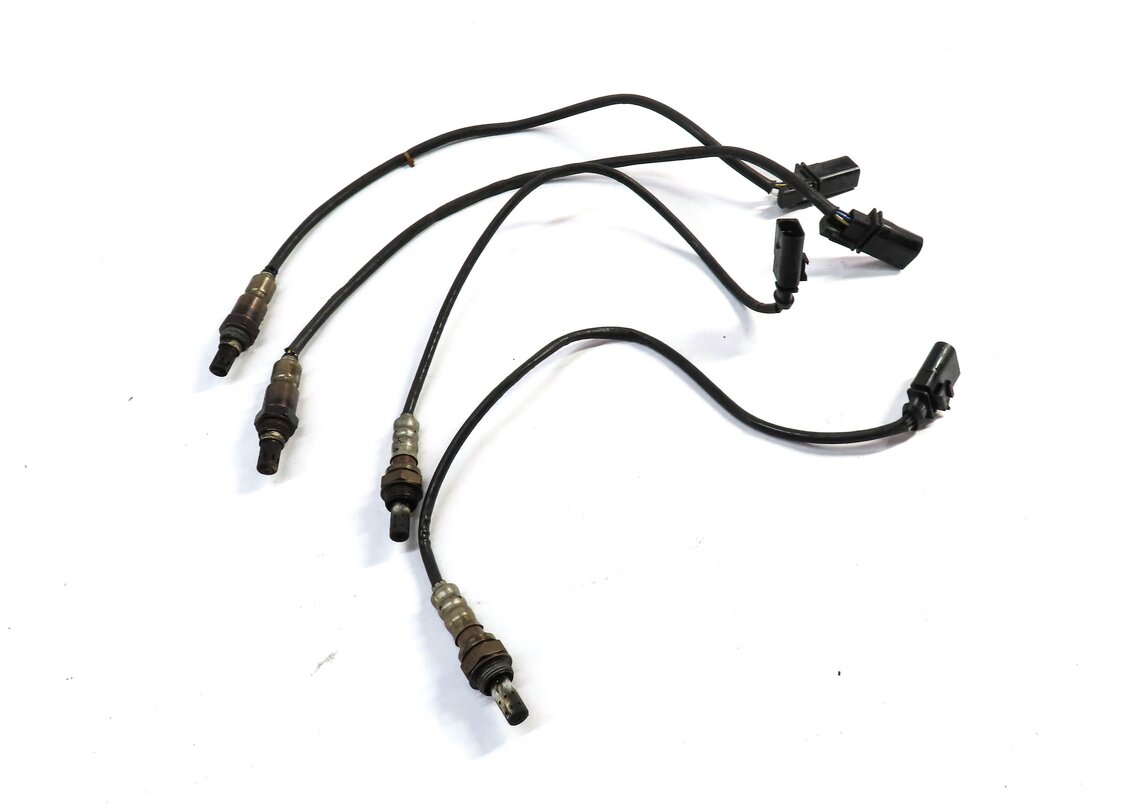2015 AUDI SQ5 (B8) 3.0L SUPER CTUD ENGINE OXYGEN SENSOR SET OF 4