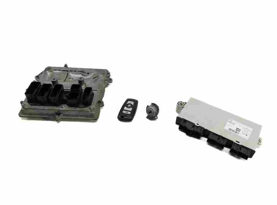 Thumbnail 3: 12-15 BMW 3 5 6 7 X3 F01 F06 F10 F30 ENGINE CONTROL MODULE IMMOBILIZER KEY SET
