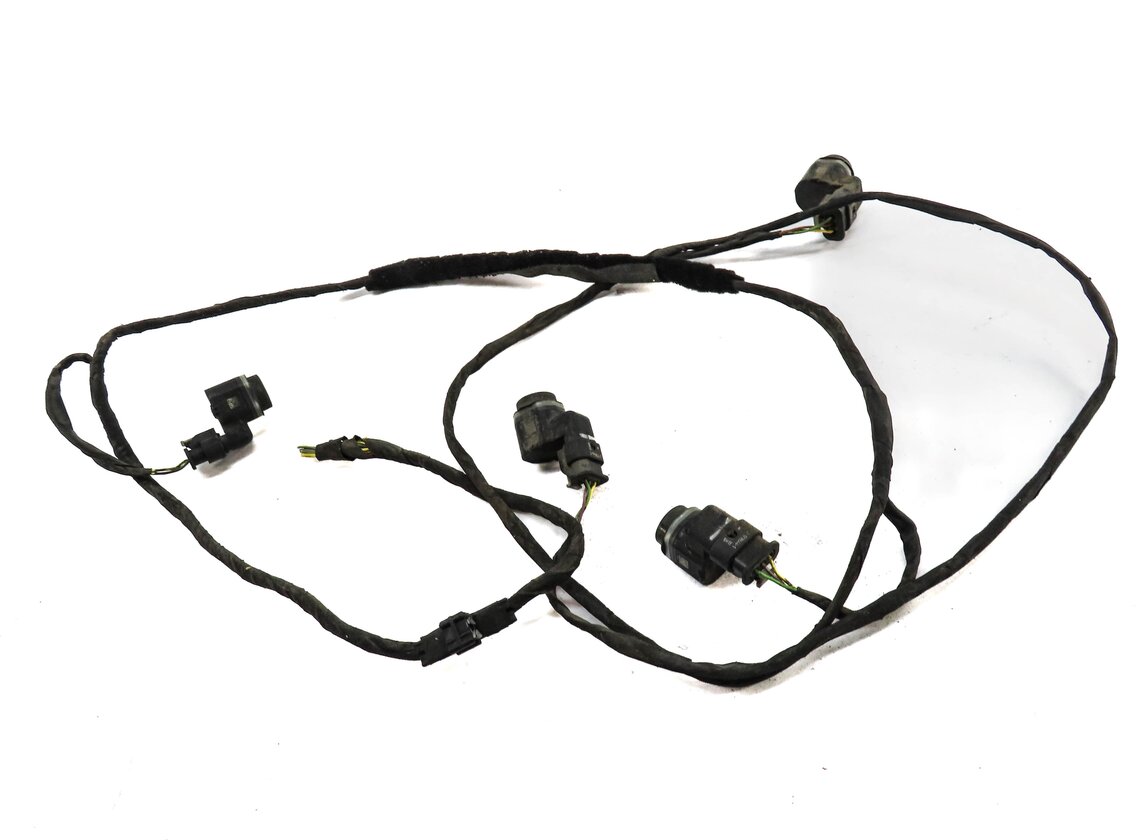 Thumbnail 3: 2013 BMW 535i (F10) REAR PDC PARK DISTANCE SENSOR SET w/ HARNESS (ALPINE WHITE)