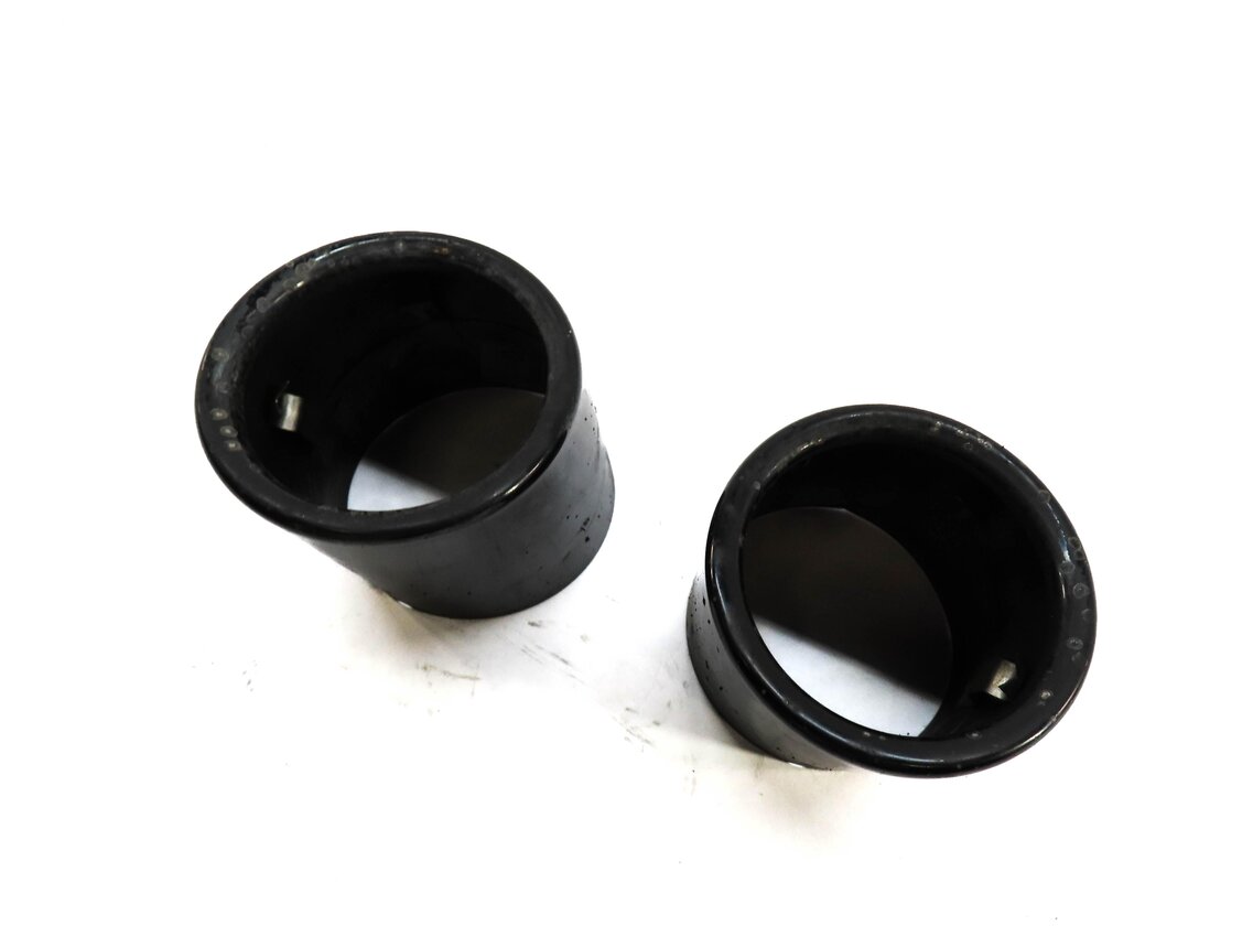2013 BMW 535i (F10) LEFT & RIGHT REAR MUFFLER PIPE EXHAUST TIP SET-2