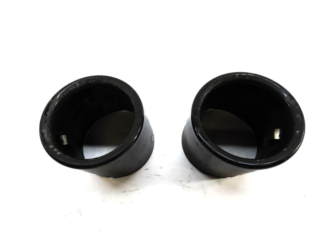 Thumbnail 2: 2013 BMW 535i (F10) LEFT & RIGHT REAR MUFFLER PIPE EXHAUST TIP SET-2