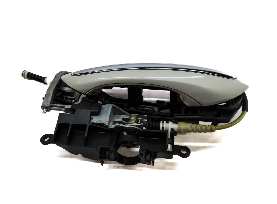 Thumbnail 3: 09-19 BMW 5 6 7 SERIES (F01 F07 F10 F12) LEFT REAR COMFORT DOOR HANDLE (WHITE)
