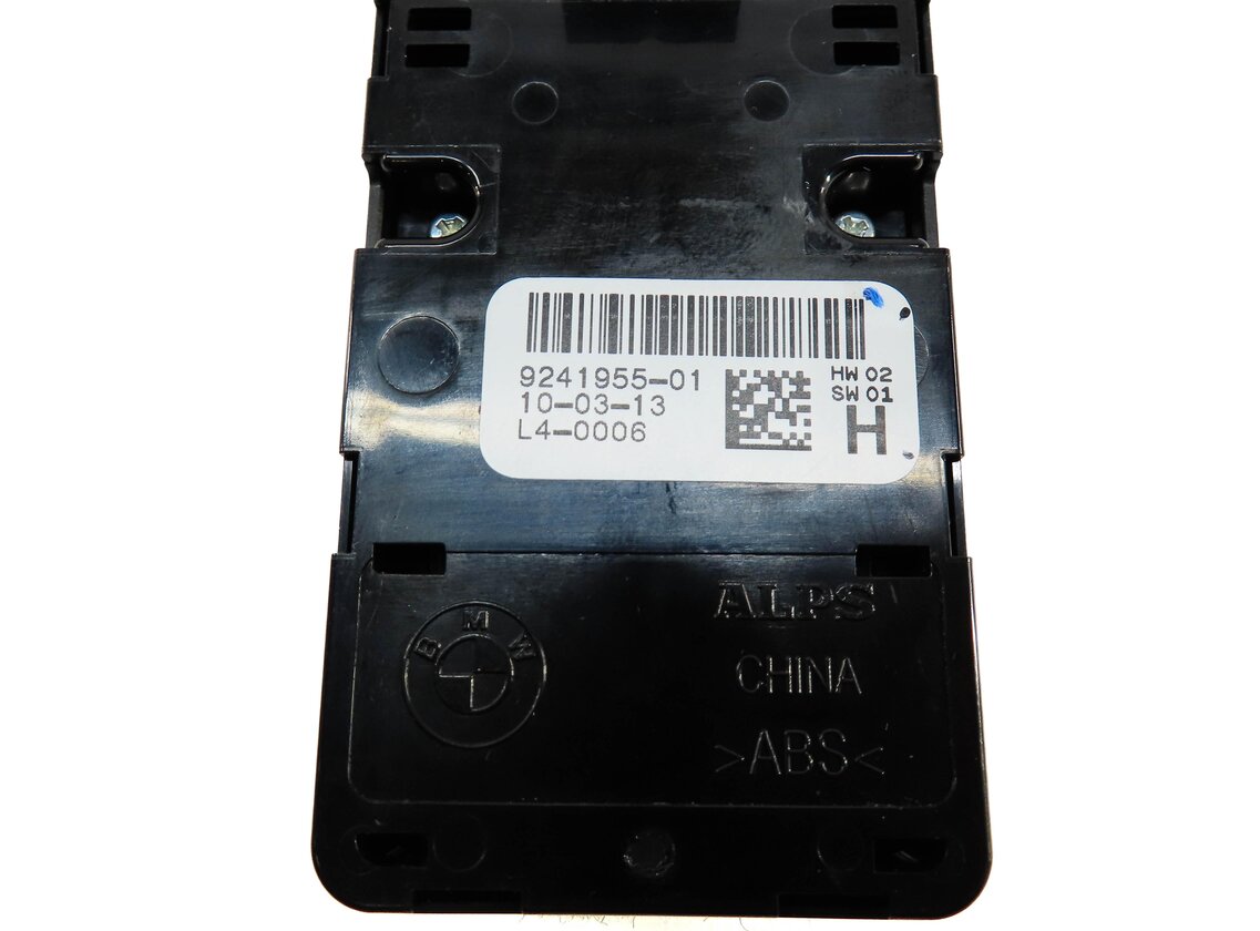 Thumbnail 6: 2010-2019 BMW 5 / 6 / GT / X3 (F07 F10 F12 F25) LEFT DRIVER P-FOLD WINDOW SWITCH