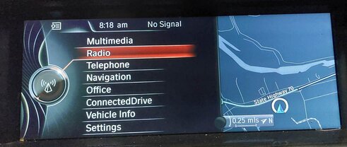 Thumbnail 2: 11-16 BMW 528i 535i 550i M5 (F10) 10" DASH RADIO GPS DISPLAY SCREEN (1-PLUG NBT)