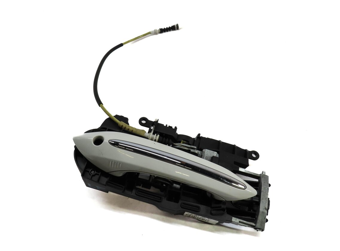 Thumbnail 2: 11-16 BMW 528i 535i 550i M5 (F10) LEFT FRONT DRIVER COMFORT DOOR HANDLE (WHITE)