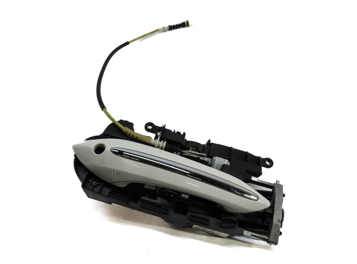 Thumbnail 3: 11-16 BMW 528i 535i 550i M5 (F10) LEFT FRONT DRIVER COMFORT DOOR HANDLE (WHITE)