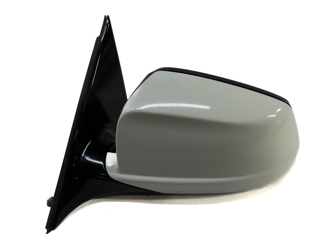 Thumbnail 4: 12-13 BMW 528i 535i 550i (F10) LEFT P-FOLD MEMORY AUTODIM MIRROR (WHITE / GLOSS)