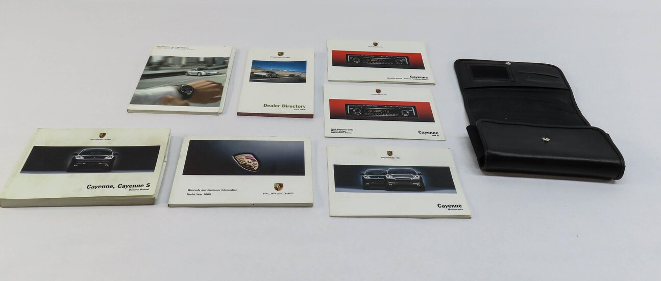 Thumbnail 2: 2006 PORSCHE CAYENNE (955) OWNERS MANUAL BOOK BOOKLET GUIDE SET w/ CASE