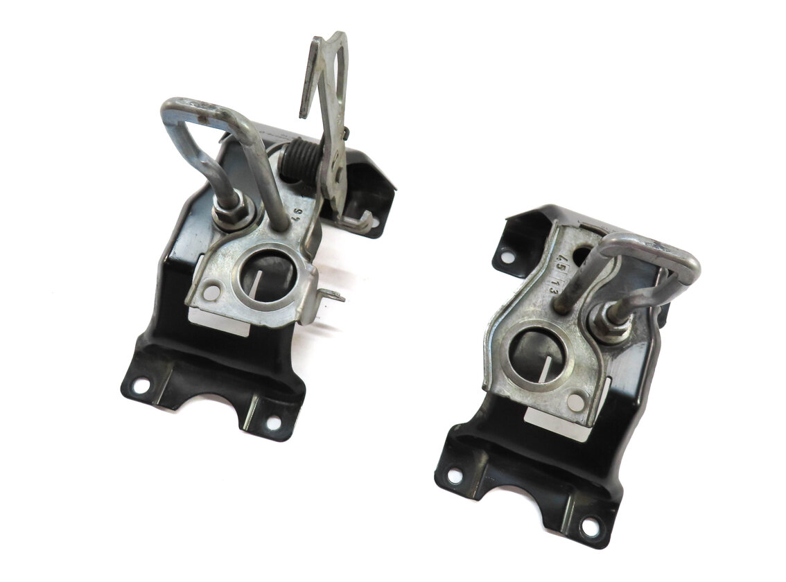 Thumbnail 9: 2014 BMW X5 (F15) HOOD SAFETY CATCH HOOK & RELEASE LEVER LATCH w/ STRIKER SET2