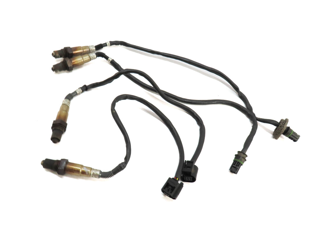 Thumbnail 8: 2014 BMW X5 F15 4.4L TWIN TURBO N63 ENGINE PRE POST CAT O2 OXYGEN SENSOR SET 4