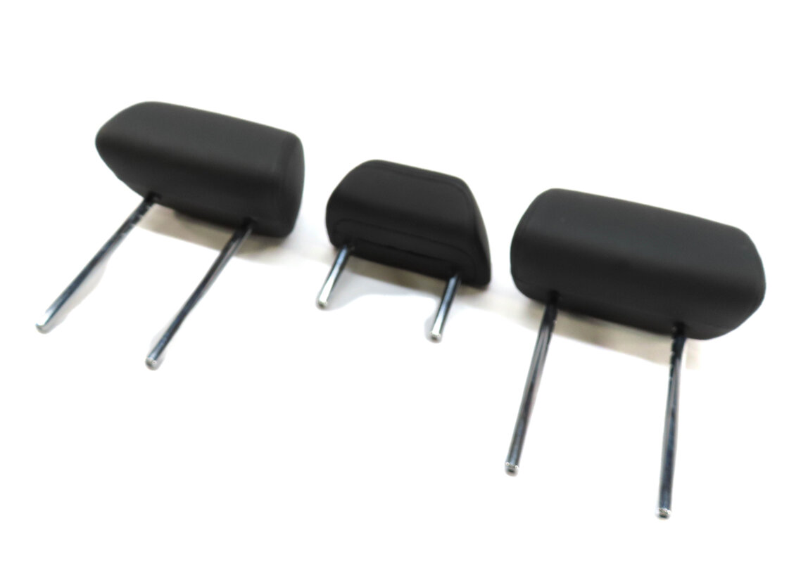 Thumbnail 6: 2014 BMW X5 (F15) REAR 2ND ROW LEFT RIGHT CENTER HEADREST SET 3 (Black)