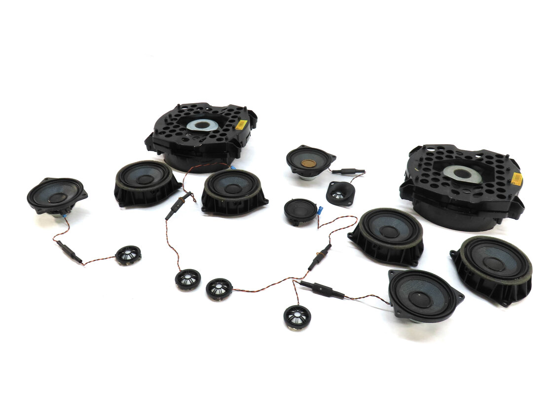 Thumbnail 19: 2014 BMW X5 (F15) FRONT REAR LEFT RIGHT DOOR DASH HARMAN KARDON SPEAKER SET