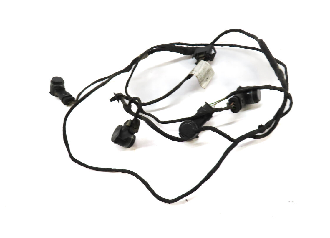 Thumbnail 5: 2014 BMW X5 (F15) REAR PARKING DISTANCE PDC SENSOR SET 4 w/ HARNESS (Gray)