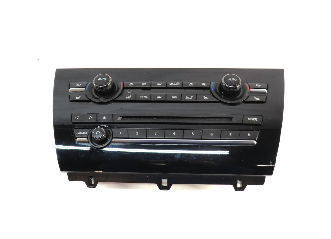 Thumbnail 8: 14-19 BMW X5 X6 X5M X6M ///M F15 F16 F85 F86 FRONT RADIO CLIMATE CONTROL w/ TRIM