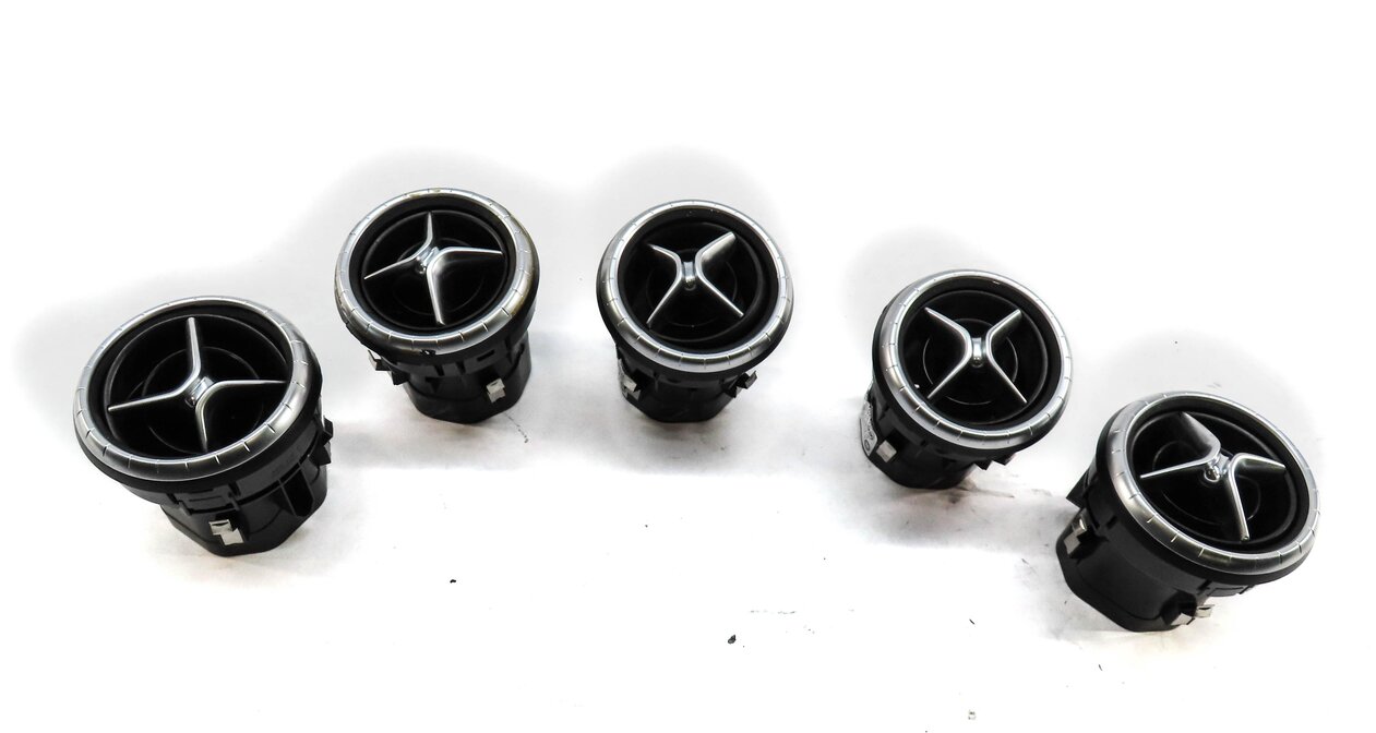 Thumbnail 2: 2014 MERCEDES CLA250 (C117) FRONT DASH HEATER A/C AIR VENT SET-5