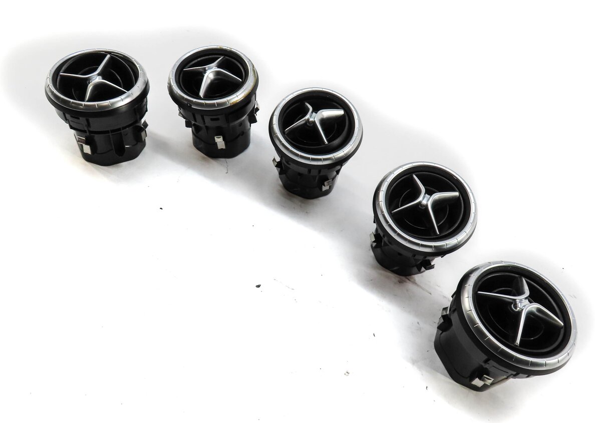 Thumbnail 3: 2014 MERCEDES CLA250 (C117) FRONT DASH HEATER A/C AIR VENT SET-5