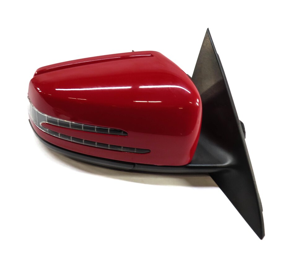 Thumbnail 5: 14-16 MERCEDES CLA45 CLA250 (C117) RIGHT - BLIND SPOT AUTODIM DOOR MIRROR (RED)