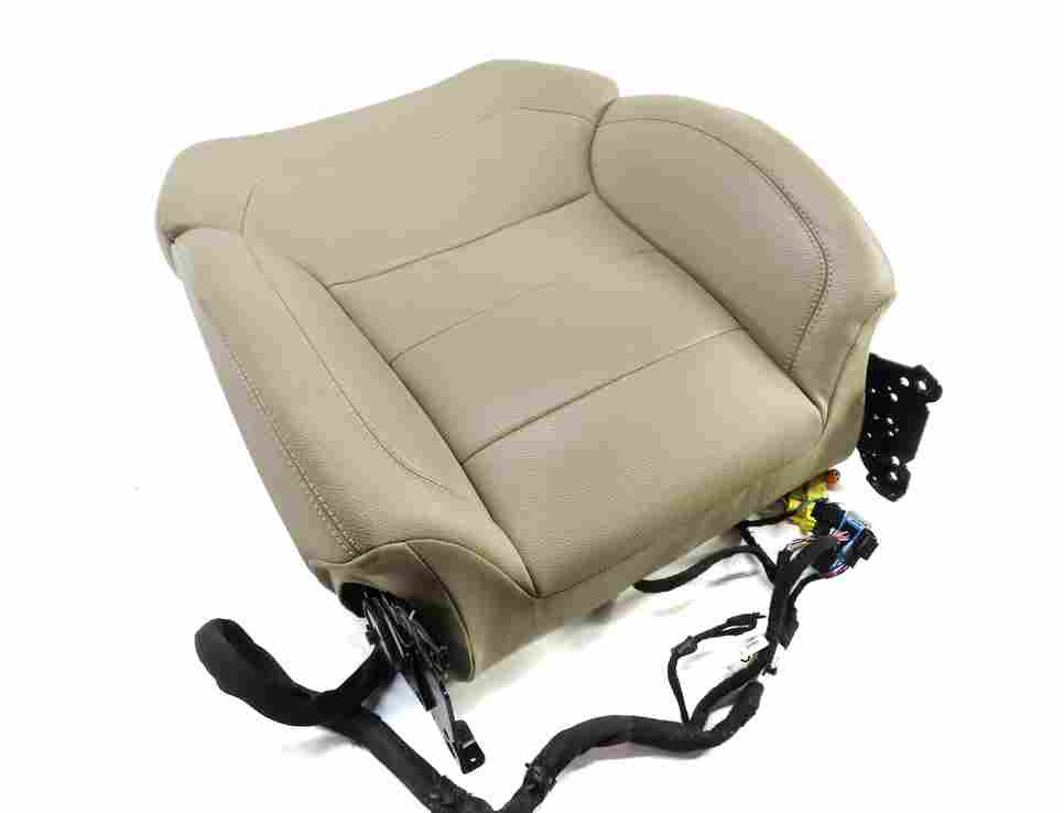 12-15 MERCEDES ML GL (W166 X166) DRIVER UPPER TOP HEATED SEAT CUSHION (BEIGE)