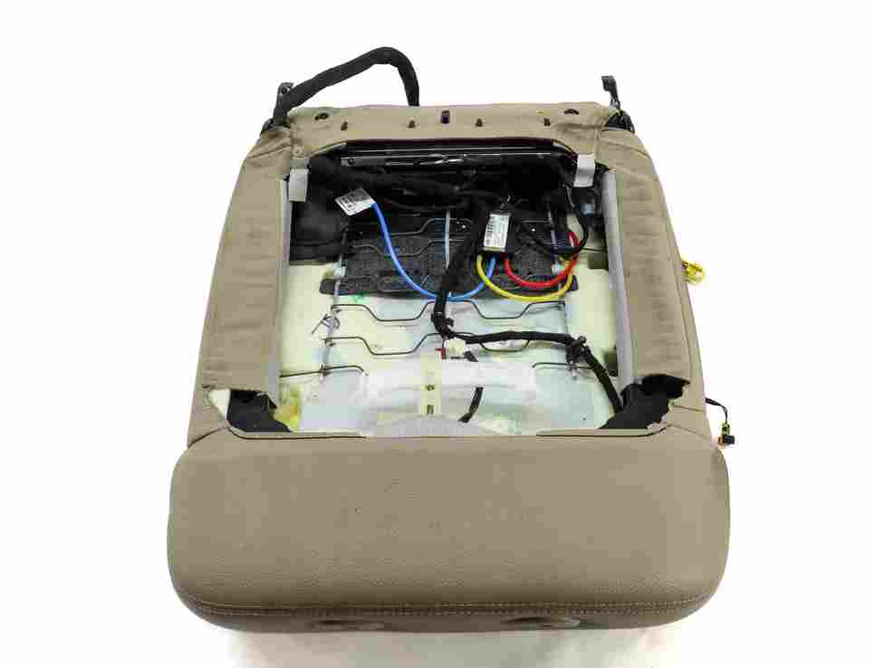 Thumbnail 7: 12-15 MERCEDES ML GL (W166 X166) DRIVER UPPER TOP HEATED SEAT CUSHION (BEIGE)