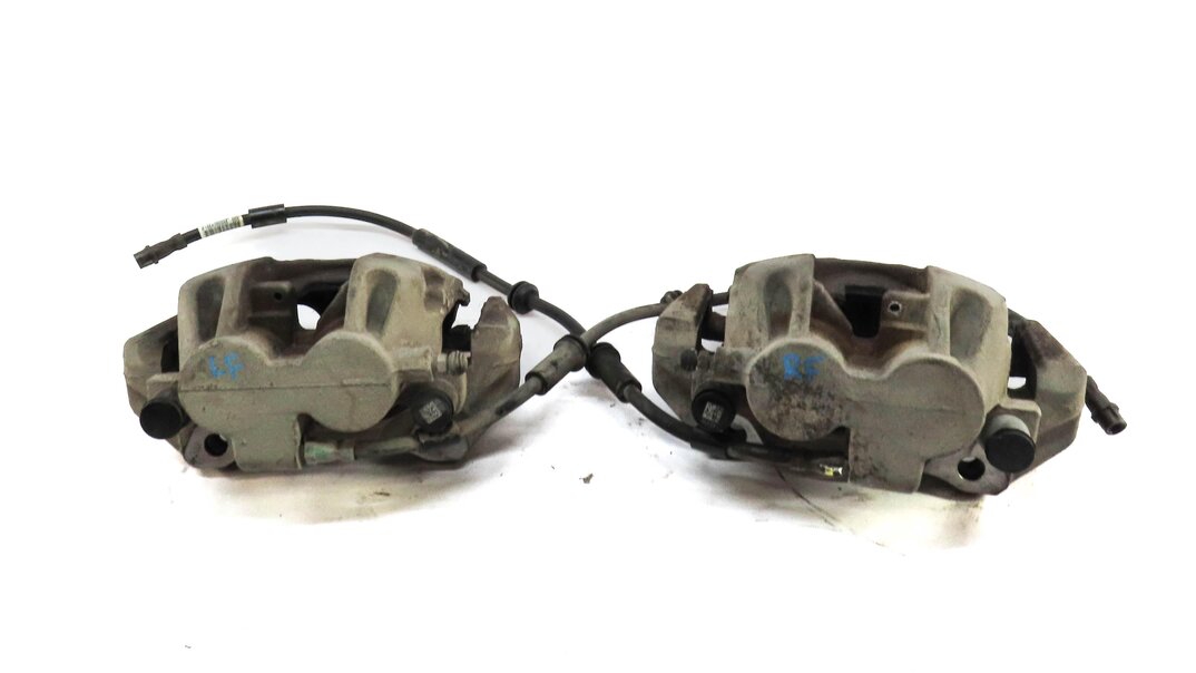 Thumbnail 3: 2012-2019 MERCEDES GL350 GL450 GLS350 ML350 (W166 X166) FRONT BRAKE CALIPER SET