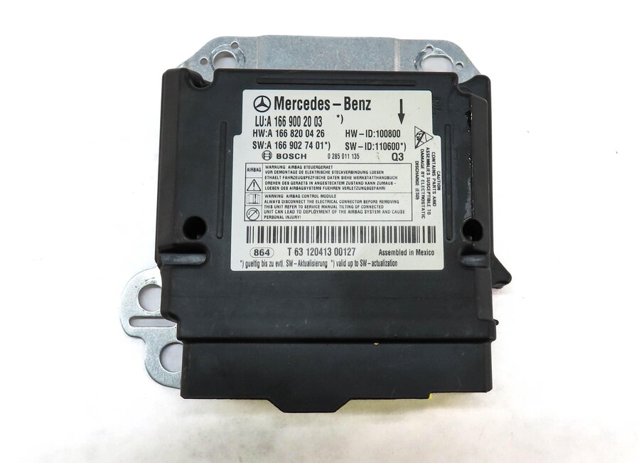 Thumbnail 2: 12-15 MERCEDES G63 GL ML CLASS (W166 X166 X463) SRS SAFETY BAG CONTROL MODULE