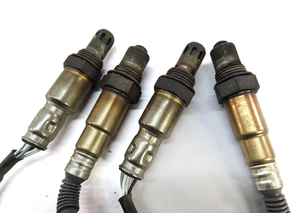Thumbnail 3: 2012 MERCEDES ML350 (W166) 3.5L PRE POST CAT O2 OXYGEN LAMBDA PROBE SENSOR SET-4