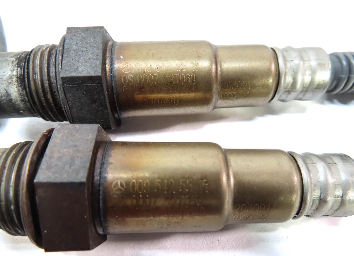 Thumbnail 6: 2012 MERCEDES ML350 (W166) 3.5L PRE POST CAT O2 OXYGEN LAMBDA PROBE SENSOR SET-4