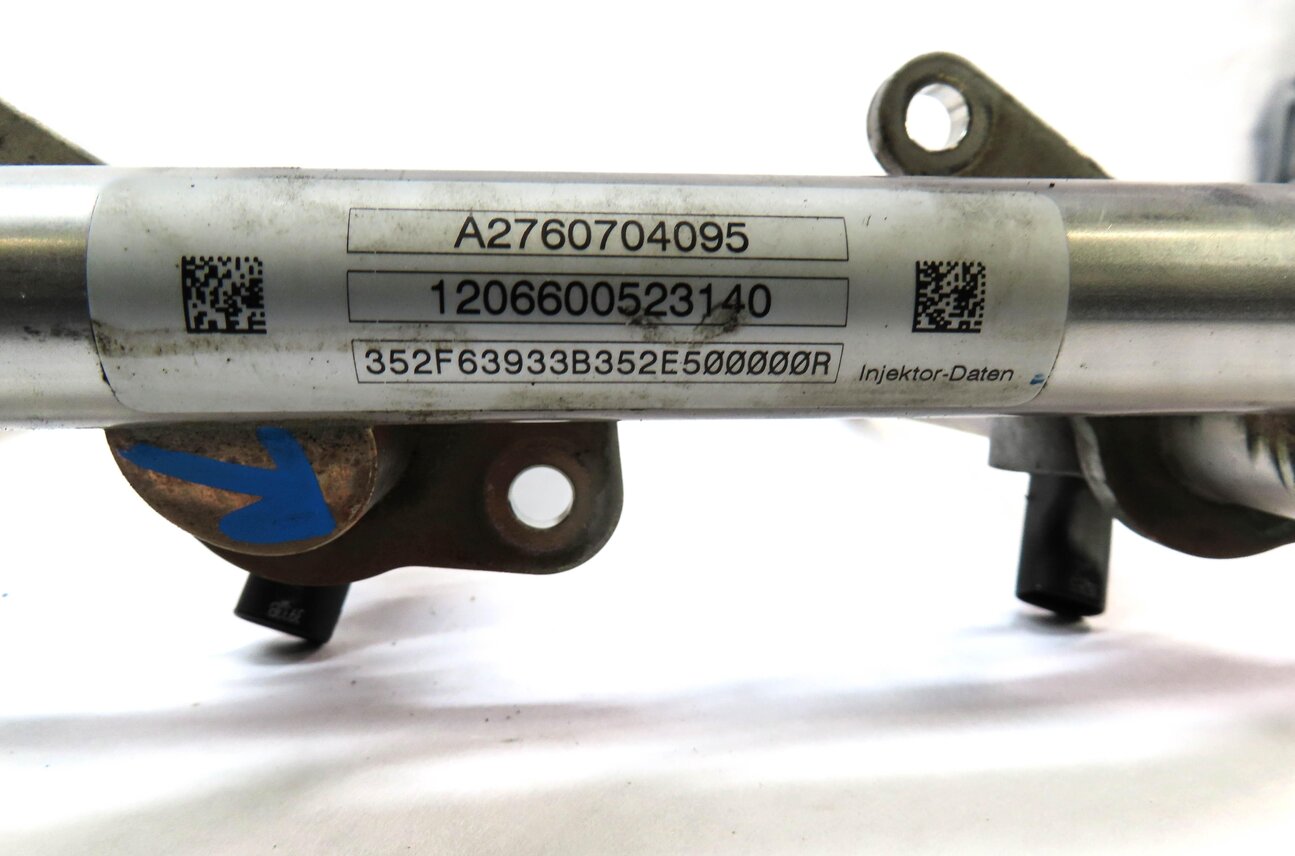 Thumbnail 10: 2012 MERCEDES ML350 (W166) 3.5L M276 ENGINE FUEL RAIL SET w/ INJECTORS