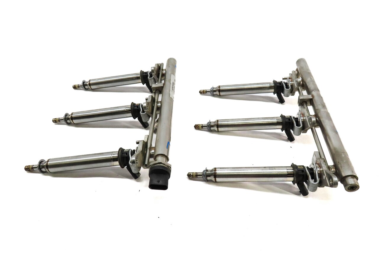 Thumbnail 3: 2012 MERCEDES ML350 (W166) 3.5L M276 ENGINE FUEL RAIL SET w/ INJECTORS