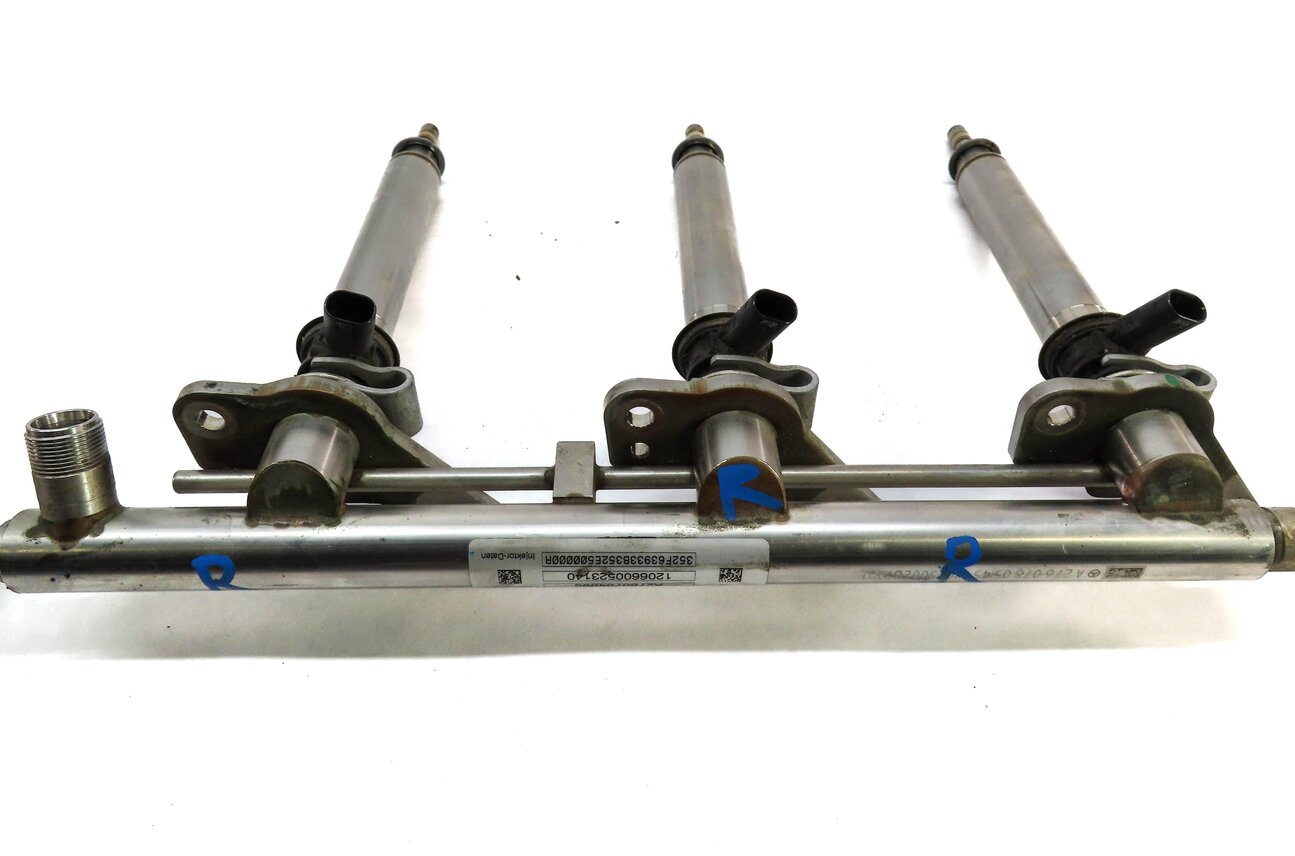 Thumbnail 6: 2012 MERCEDES ML350 (W166) 3.5L M276 ENGINE FUEL RAIL SET w/ INJECTORS