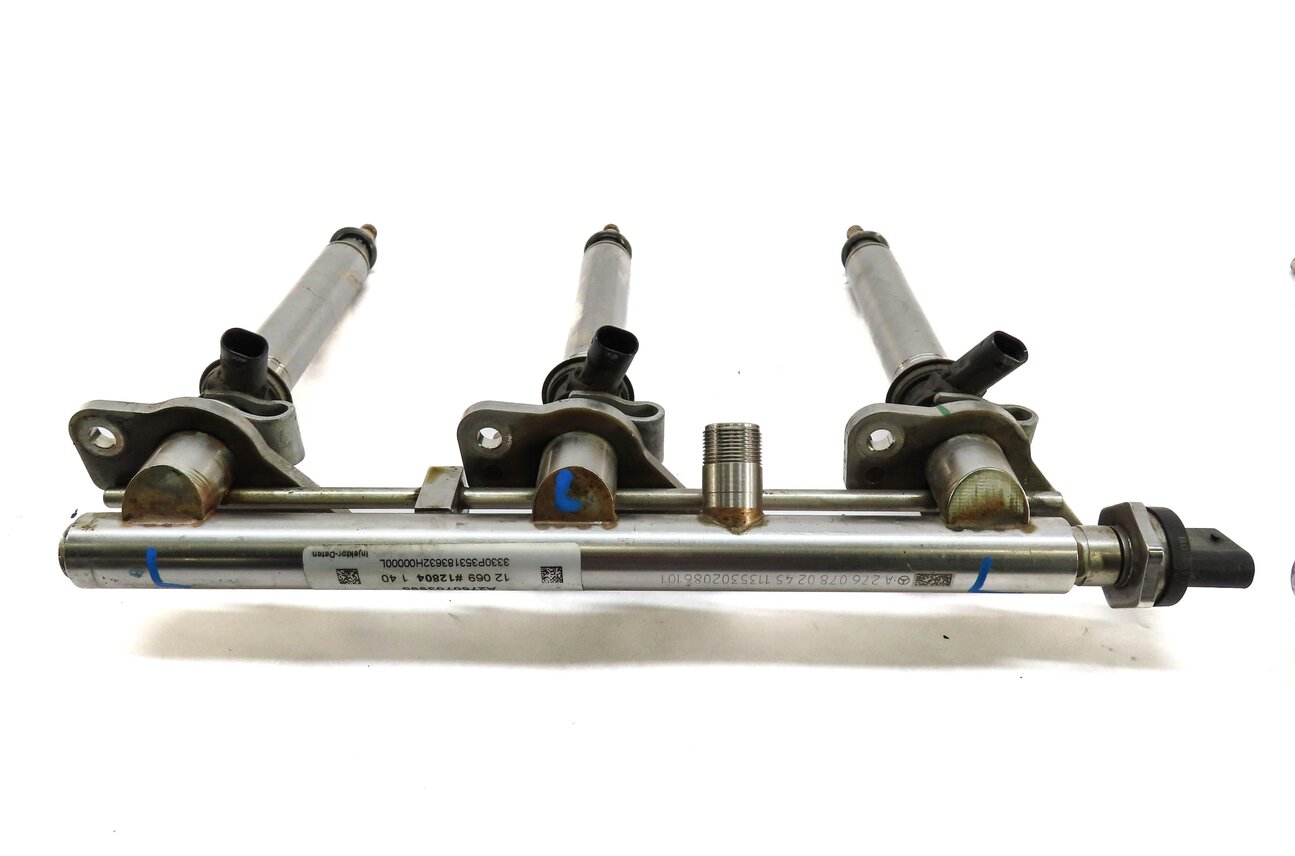 Thumbnail 7: 2012 MERCEDES ML350 (W166) 3.5L M276 ENGINE FUEL RAIL SET w/ INJECTORS