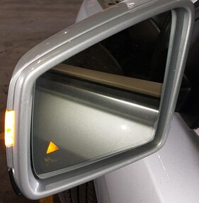 Thumbnail 3: 12-16 MERCEDES GL450 GL550 ML350 (W166 X166) LEFT - BLIND SPOT MIRROR (SILVER)