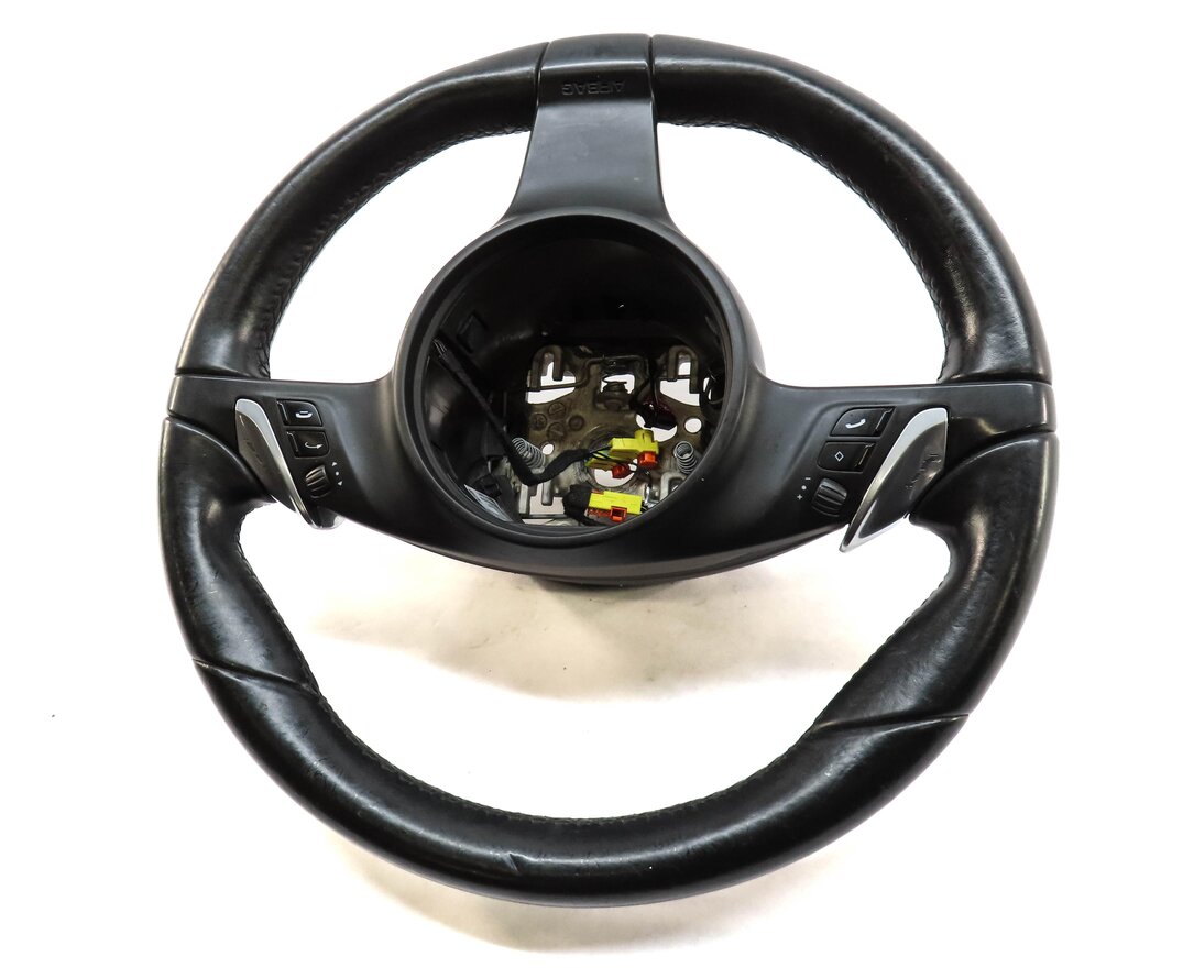 Thumbnail 3: 2010-2016 PORSCHE PANAMERA (970 G1) DRIVER WHEEL w/ SWITCHES (BLACK)