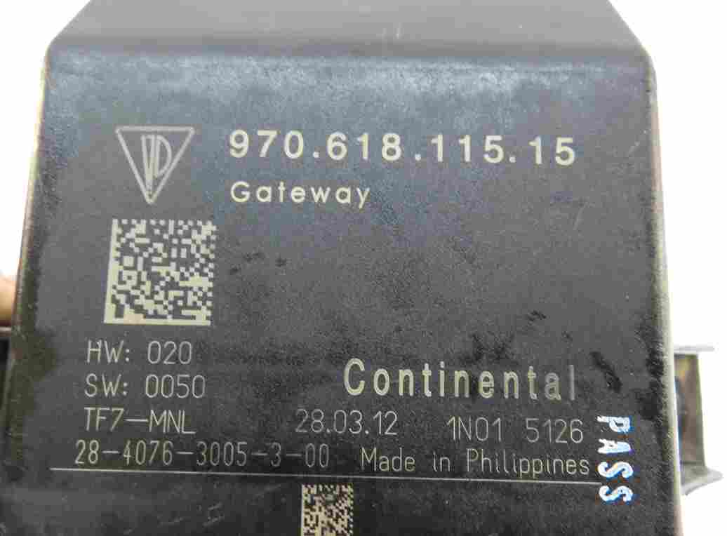 Thumbnail 13: 12 PORSCHE PANAMERA (970 G1) 3.6L M46 ENGINE ECM ECU IMMOBILIZER MODULE KEY SET