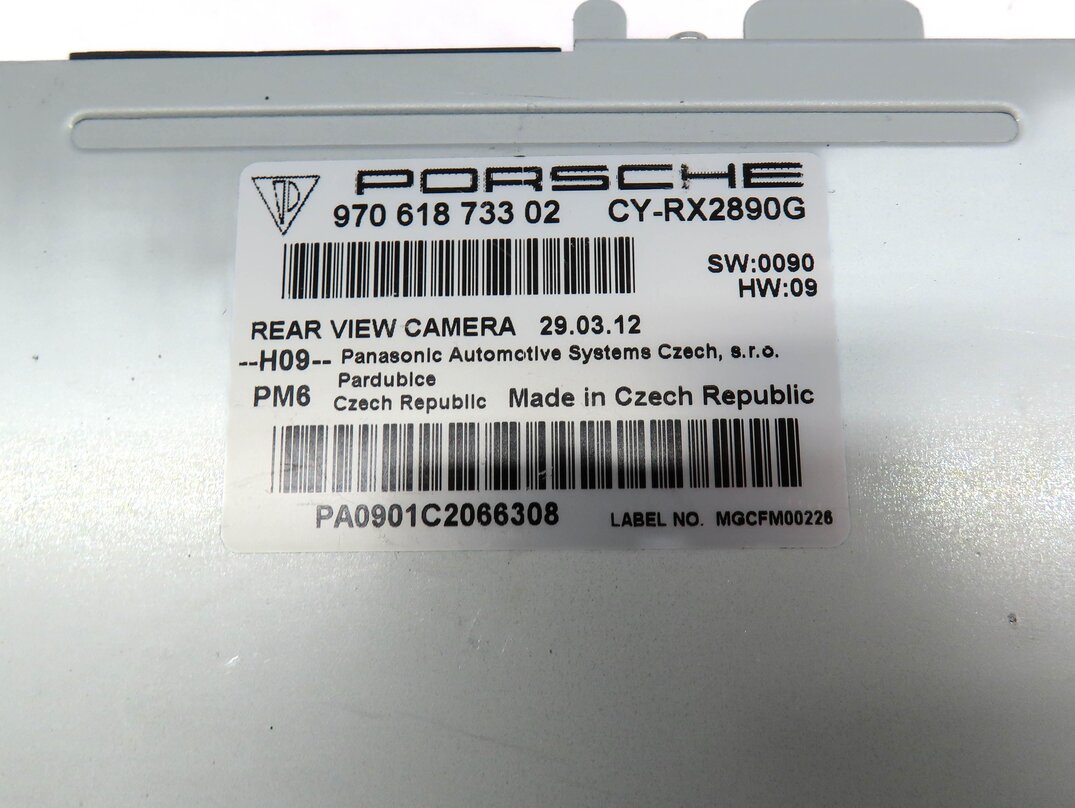 Thumbnail 4: 2012 PORSCHE PANAMERA (970 G1) REARVIEW REAR VIEW CAMERA CONTROL MODULE
