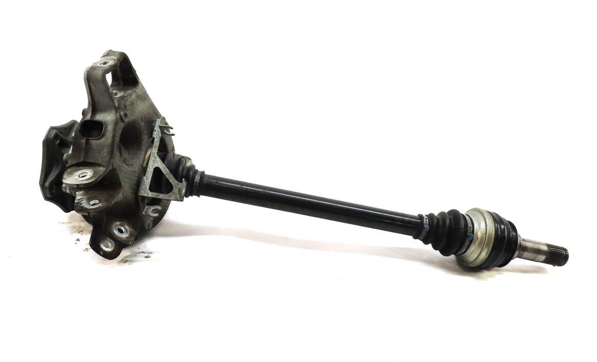 Thumbnail 2: 2010-2013 PORSCHE PANAMERA (970 G1) LEFT DRIVER REAR AXLE SHAFT w/ KNUCKLE